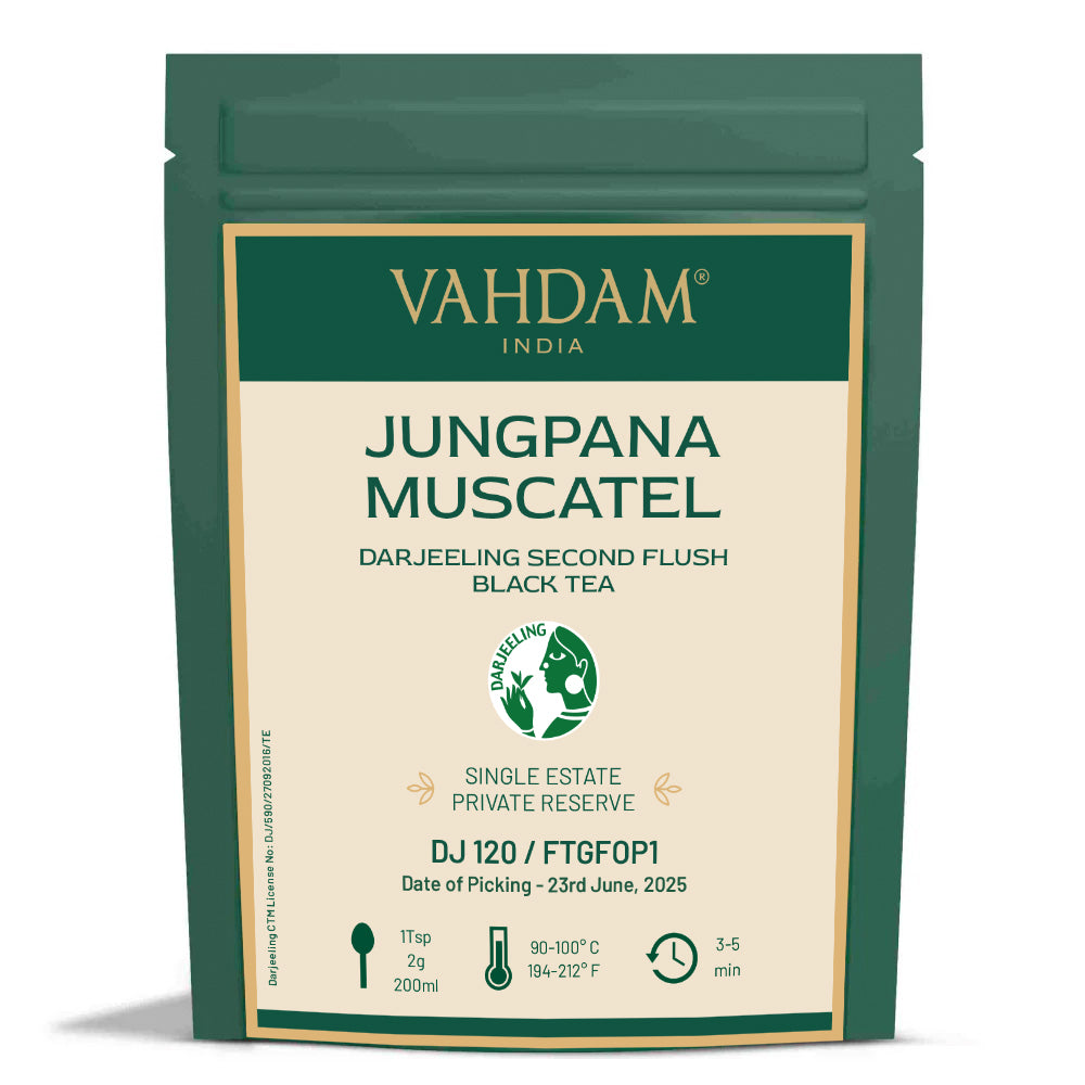 2025 Jungpana Muscatel Darjeeling Second Flush Black Tea DJ 120