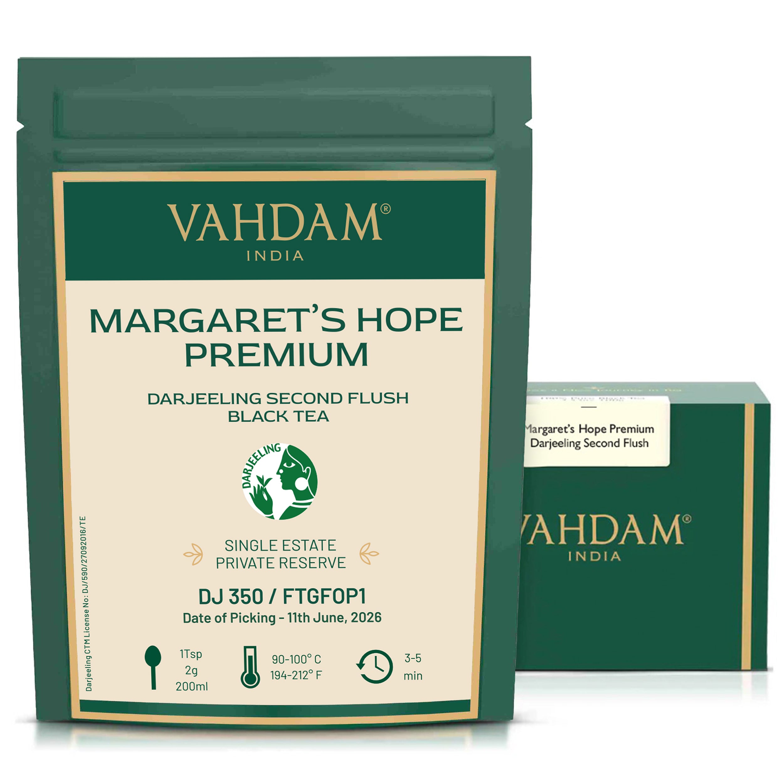 2026 Margaret's Hope Premium Darjeeling Second Flush Black Tea DJ 350
