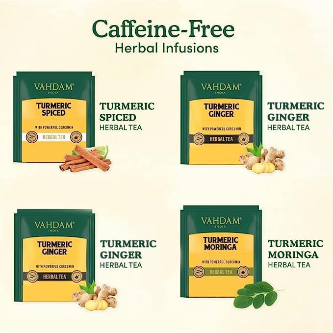 Turmeric Kit | 4 Variants, 60 Tea Bags