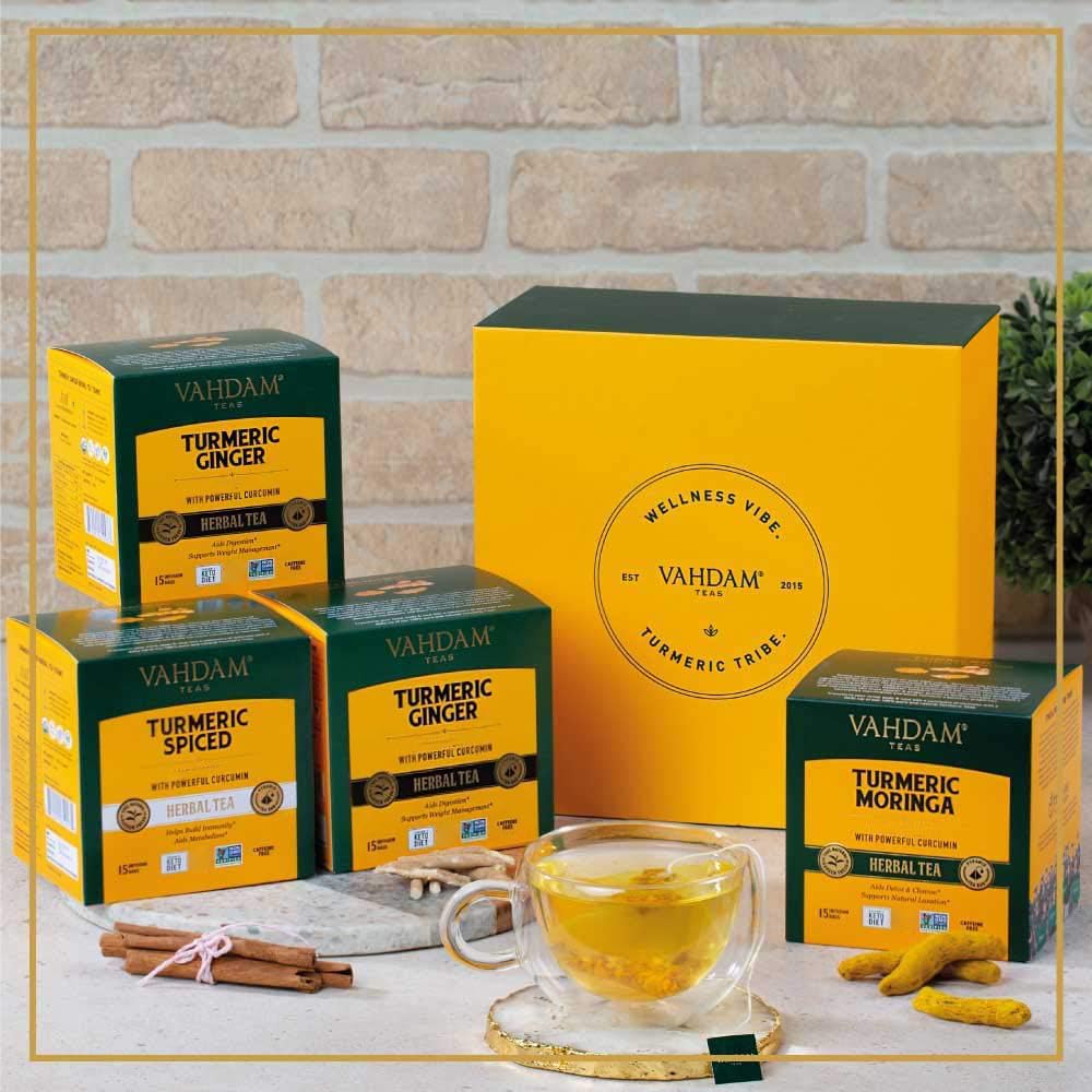 Turmeric Kit | 4 Variants, 60 Tea Bags
