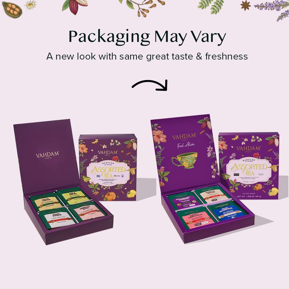 Classic Tea Sampler, Gift Set 24 Teas