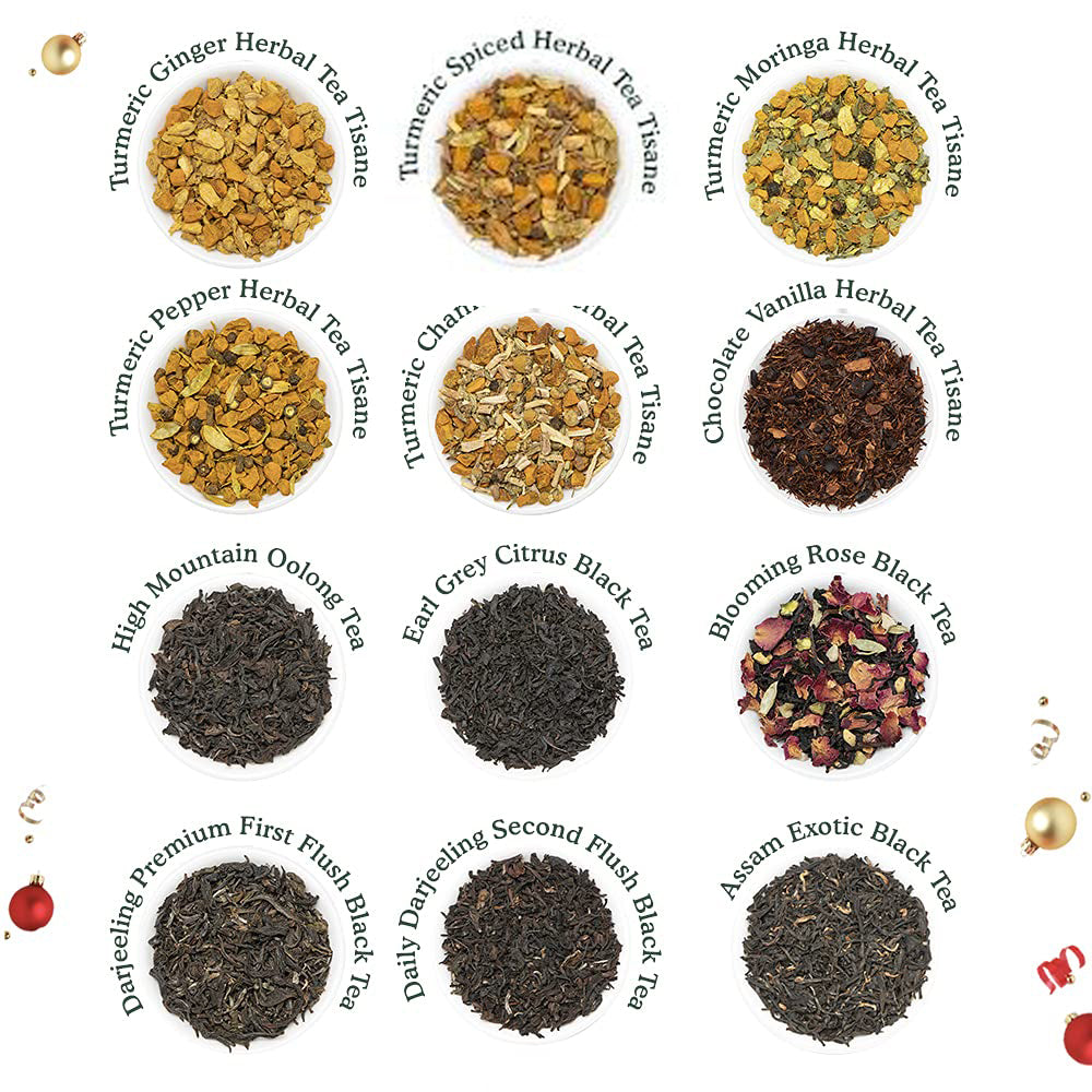 Special Christmas Gift Set 24 Teas & Infuser Trio Bundle