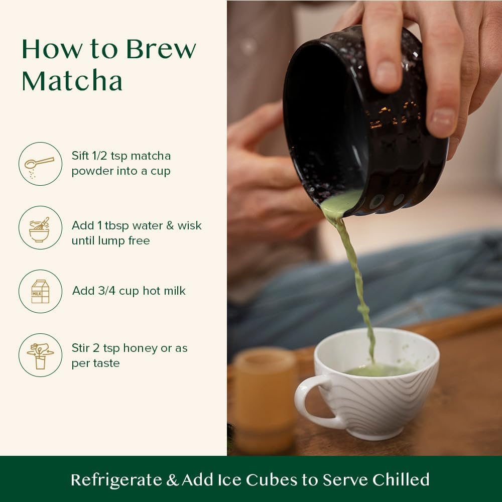 Pure Matcha Green Tea Powder, Culinary Grade 3.53oz/100g