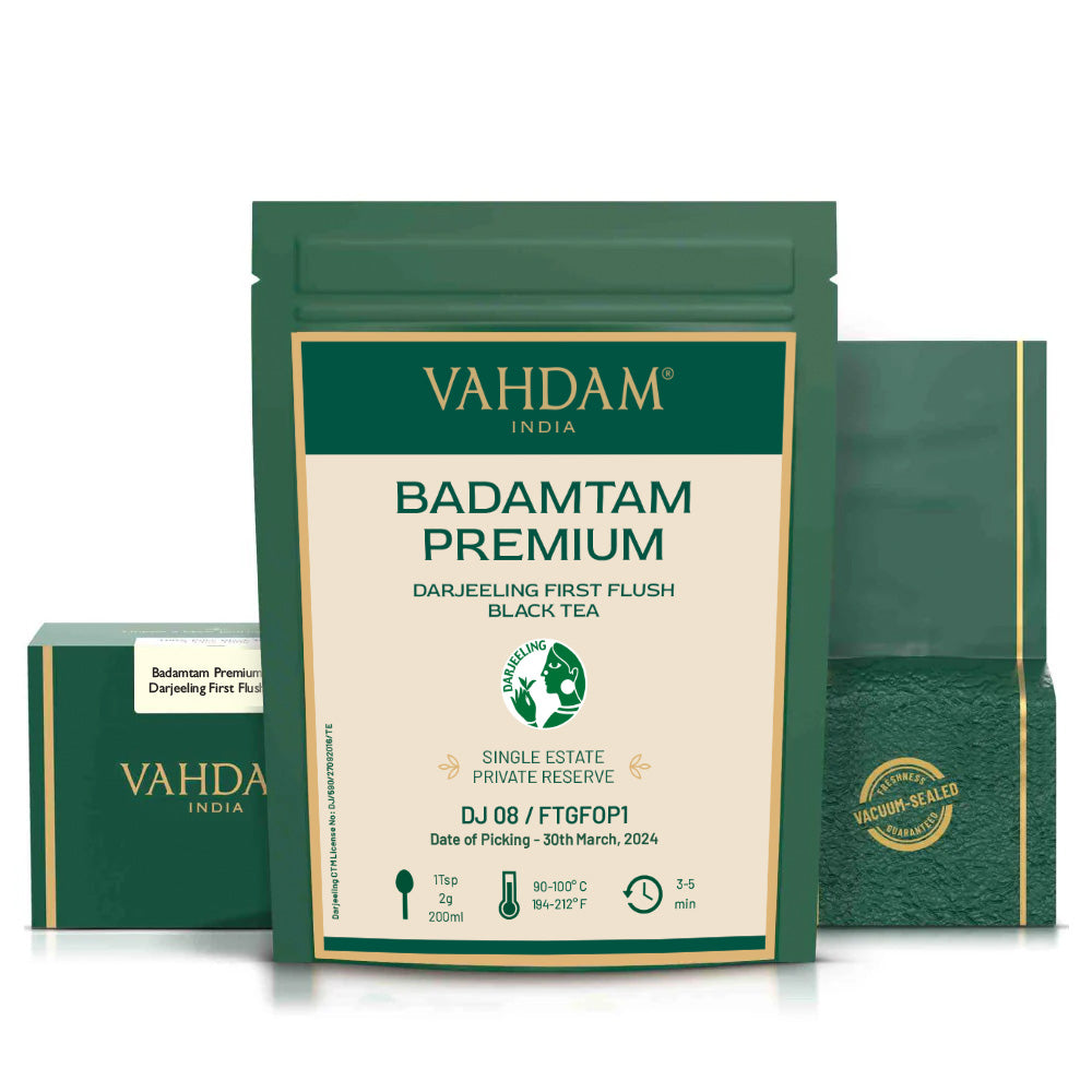2026 Badamtam Premium Darjeeling First Flush Black Tea-100g