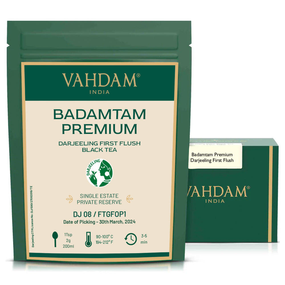 2026 Badamtam Premium Darjeeling First Flush Black Tea-100g