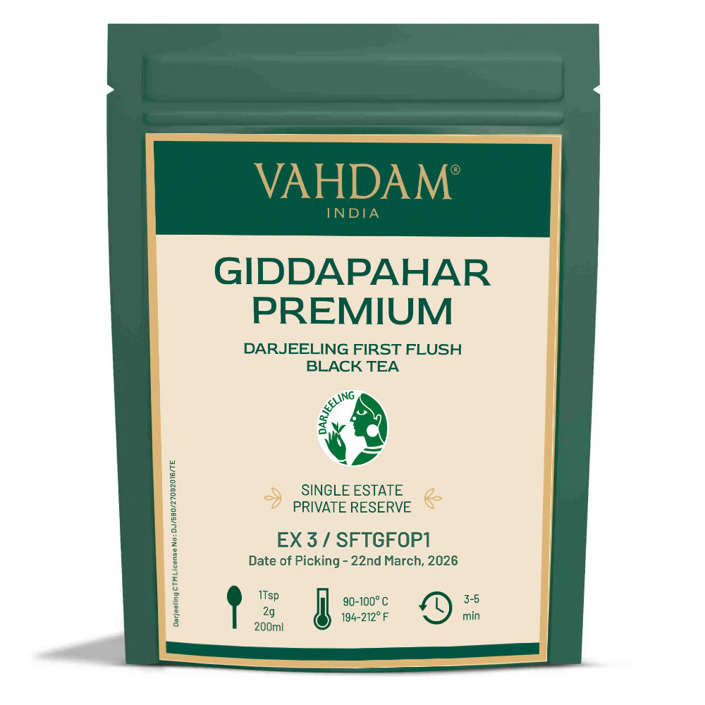 2026 Giddapahar Premium Darjeeling First Flush Tea DJ FF BT/ 100g