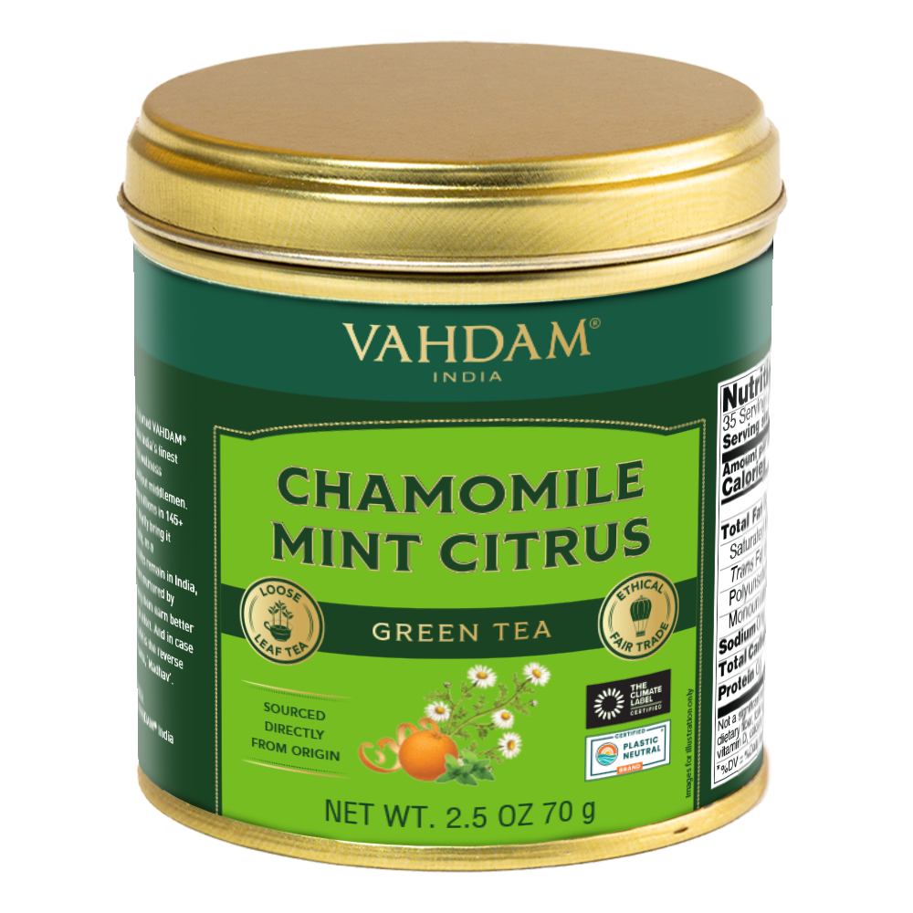 Chamomile Mint Citrus Green Tea, 70 g
