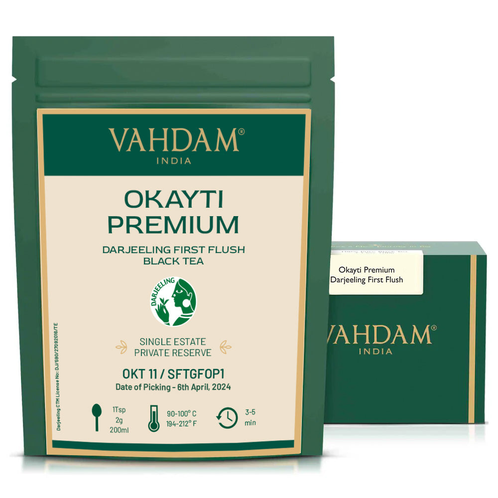 2025 Okayti Premium Darjeeling First Flush Black Tea OKT 07