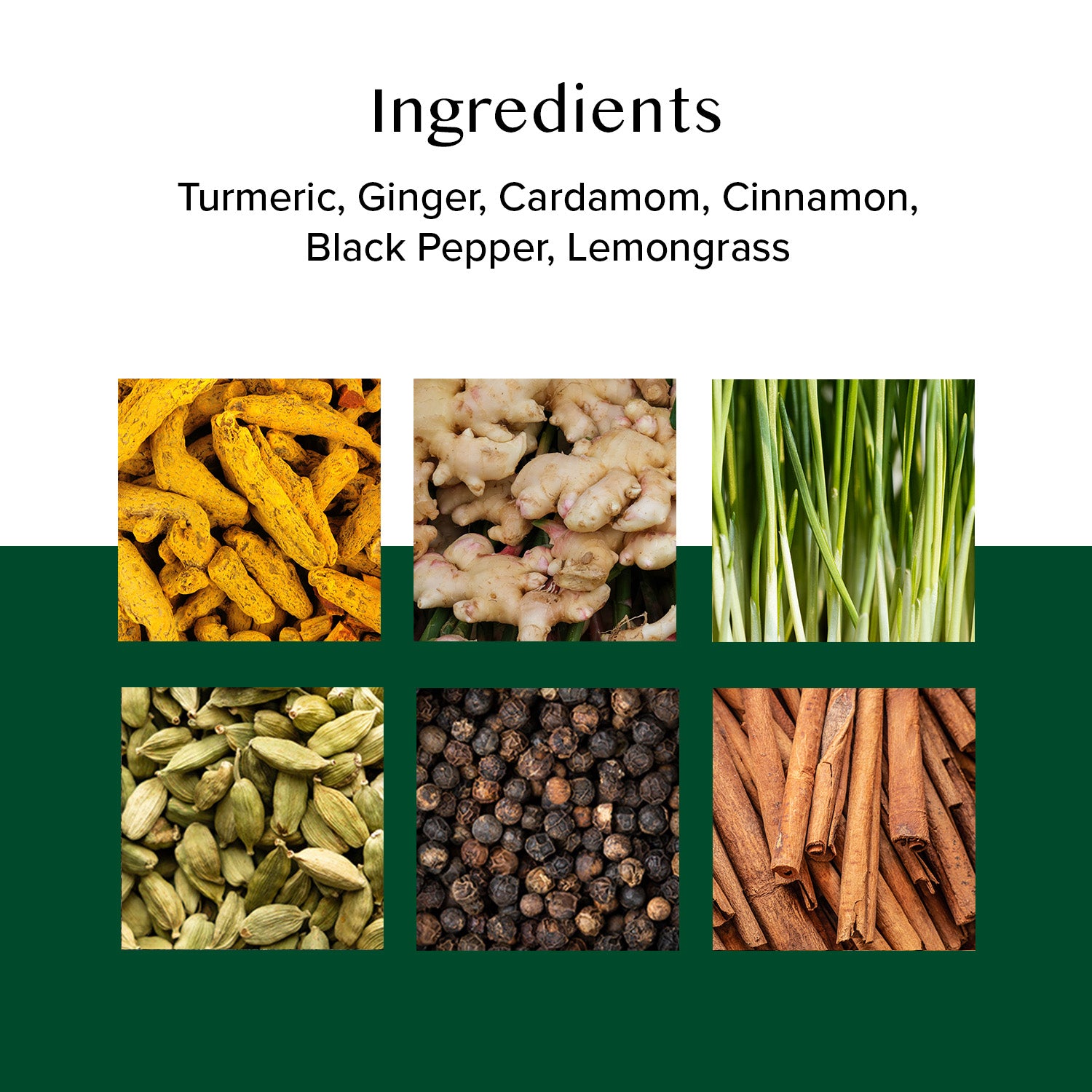 Turmeric Spiced Herbal Tea Tisane, 3.53oz/100g