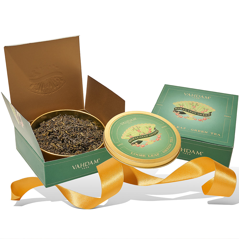 Himalayan Green Tea, Tin Gift Set, Image - 2, 1.76oz/50g