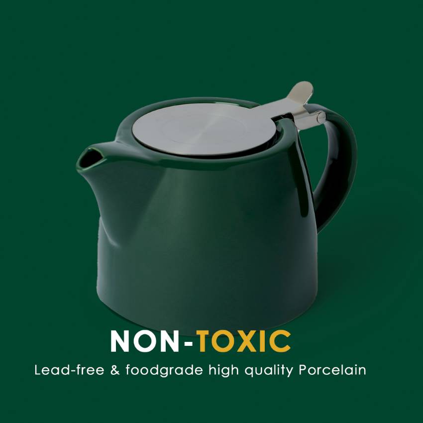 Gleam - Porcelain Teapot with Infuser, Image - 4