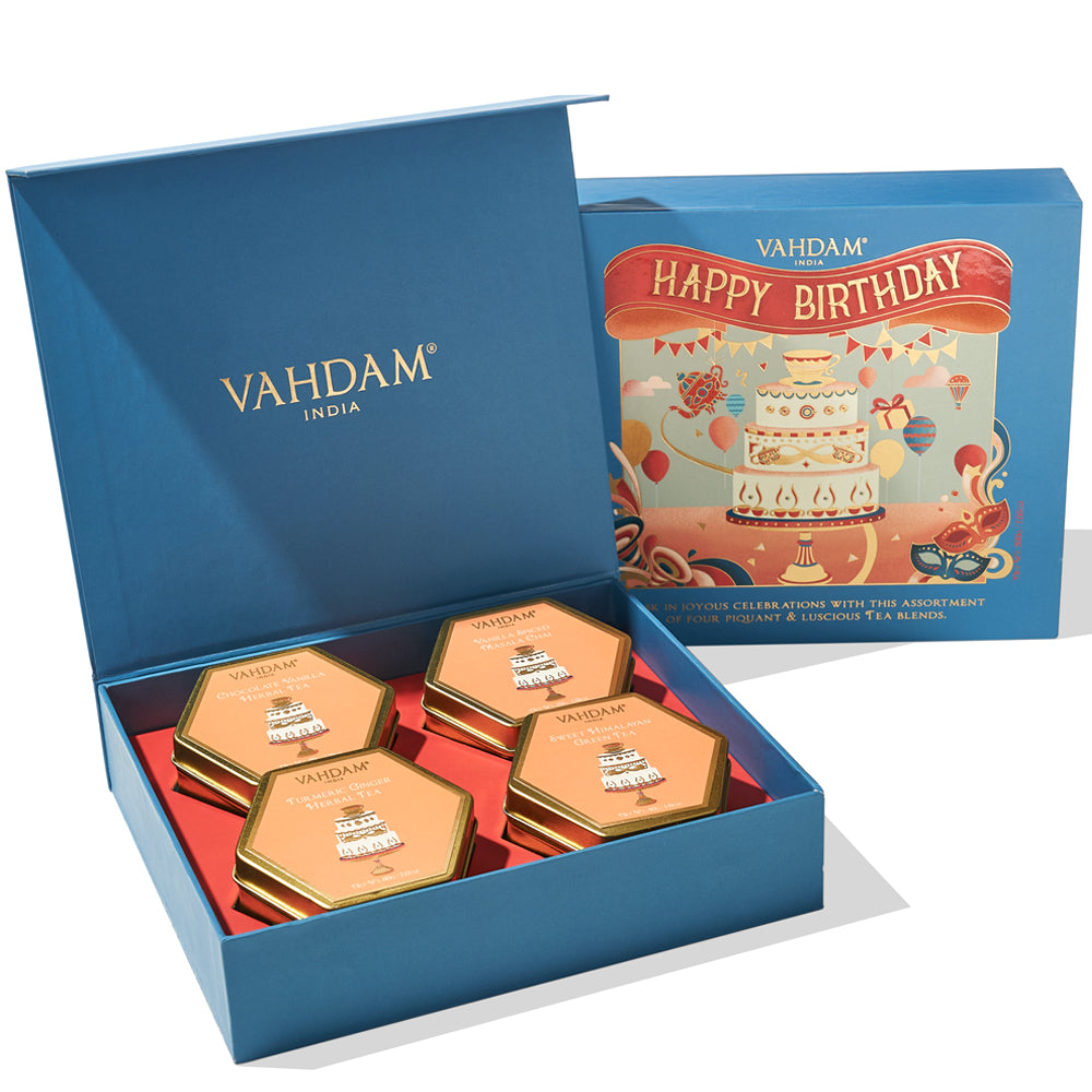 Happy Birthday, Tea Gift Set, Image - 1, 4 Teas