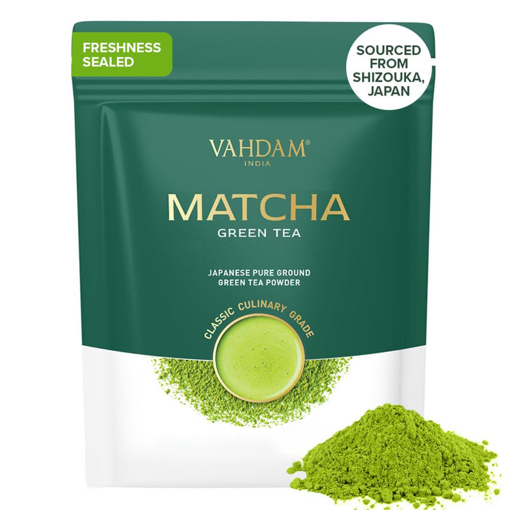 Pure Matcha Green Tea Powder, Culinary Grade 3.53oz/100g