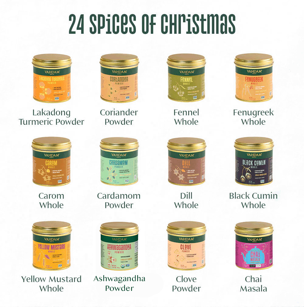 24 Spices of Christmas Advent Calendar