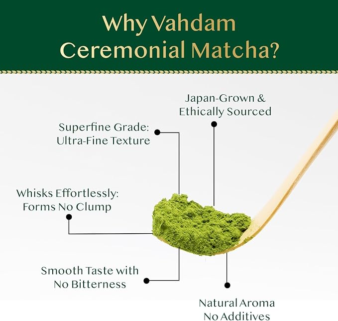 Ceremonial Matcha Green Tea Powder, 1.06oz/30g