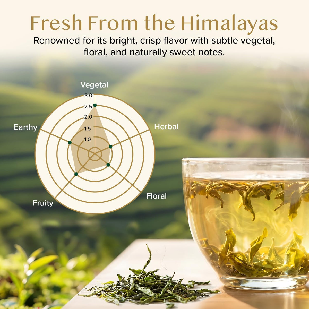 Himalayan Green Tea Loose Leaf, 340g