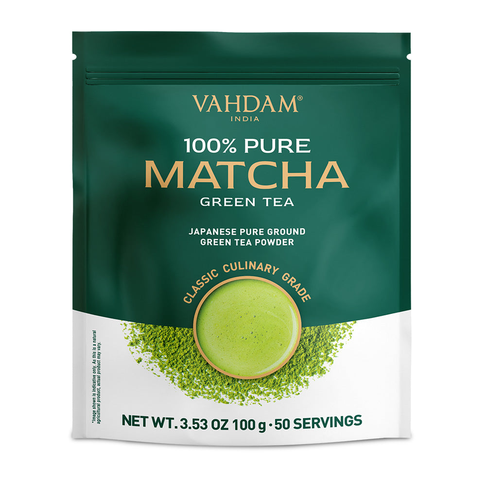 Pure Matcha Green Tea Powder, Culinary Grade 3.53oz/100g