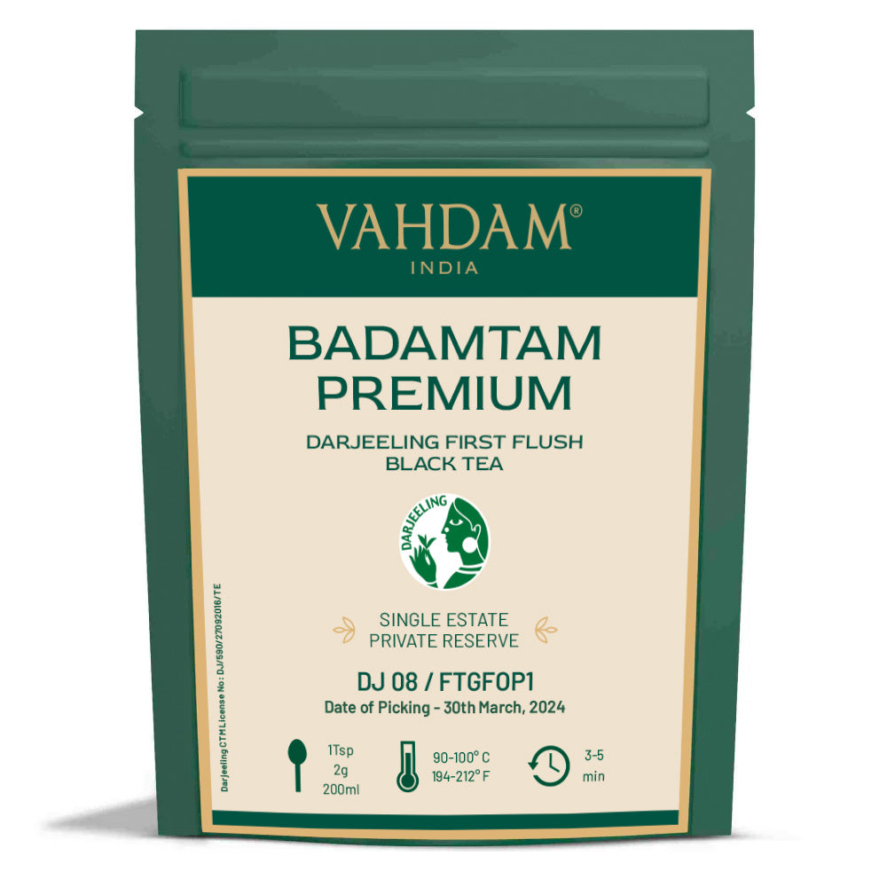 2026 Badamtam Premium Darjeeling First Flush Black Tea-100g