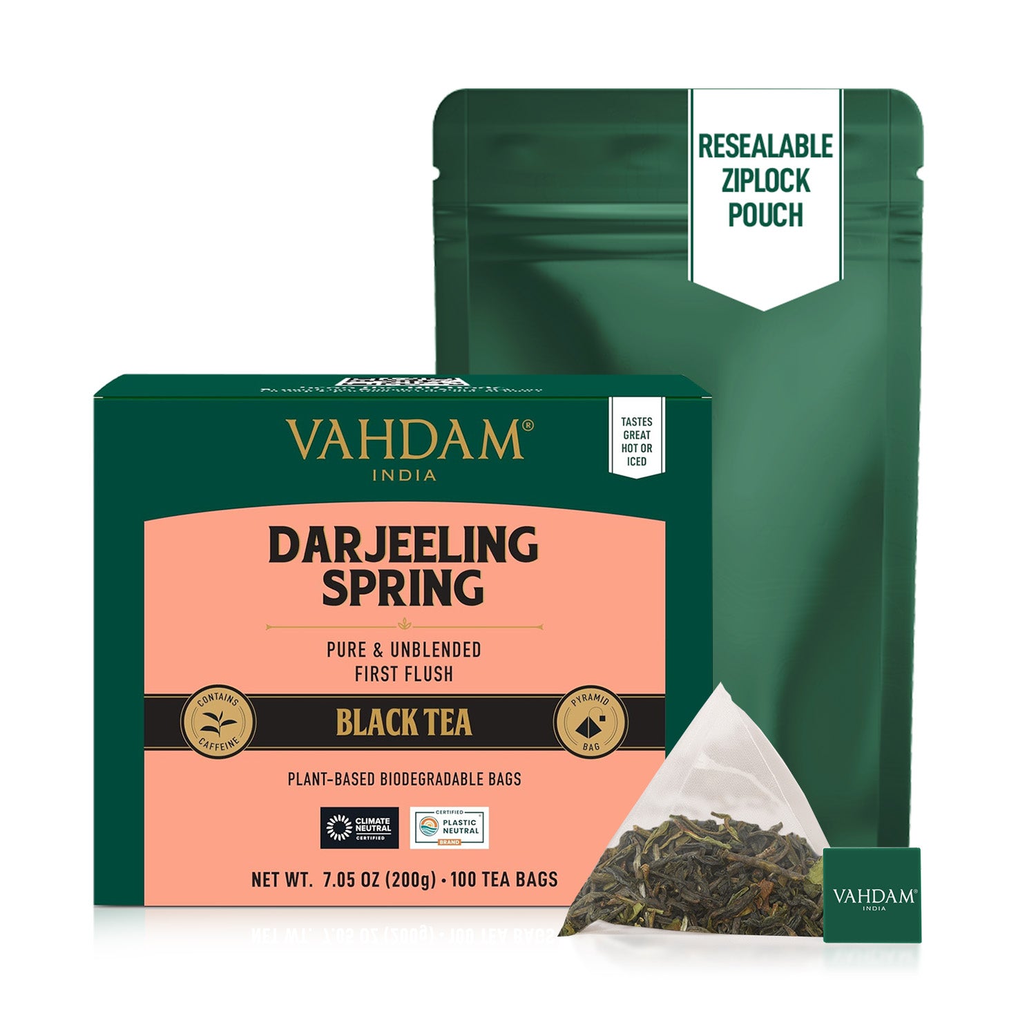 Darjeeling Spring Black Tea, 100 Count