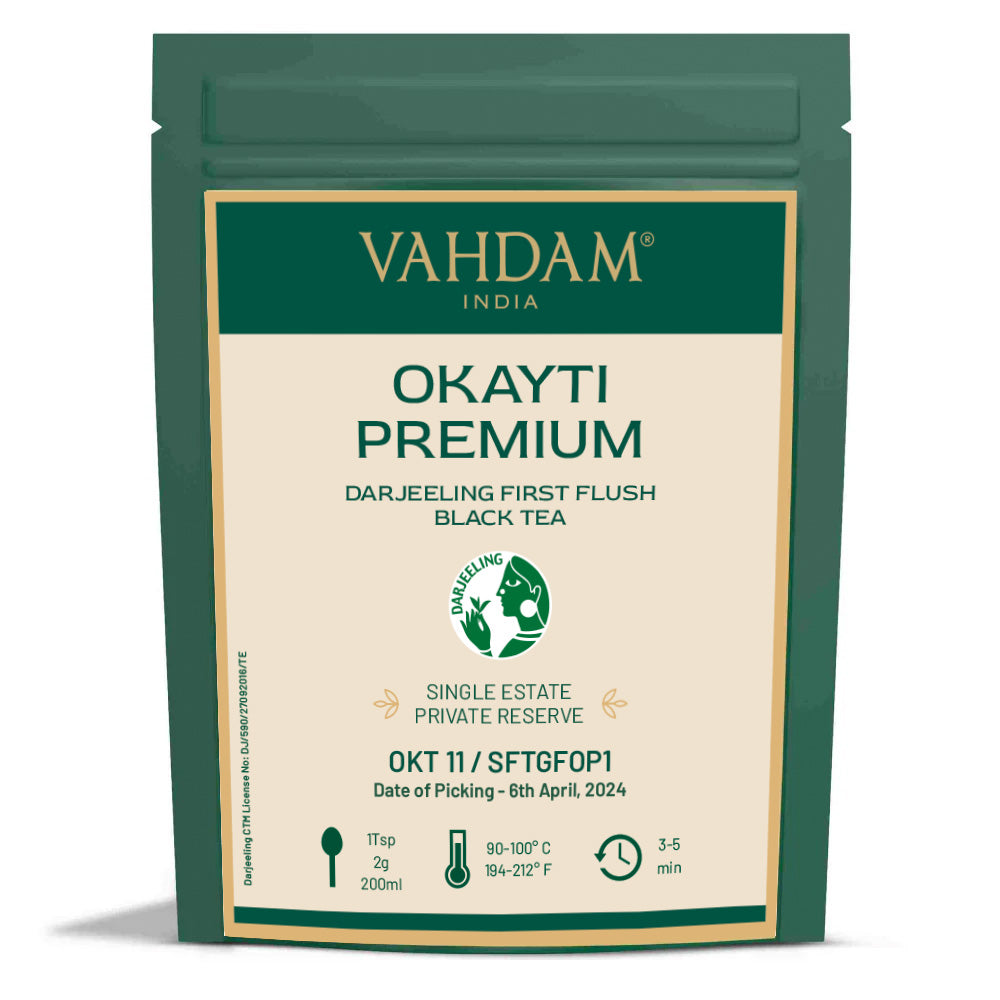 2025 Okayti Premium Darjeeling First Flush Black Tea OKT 07