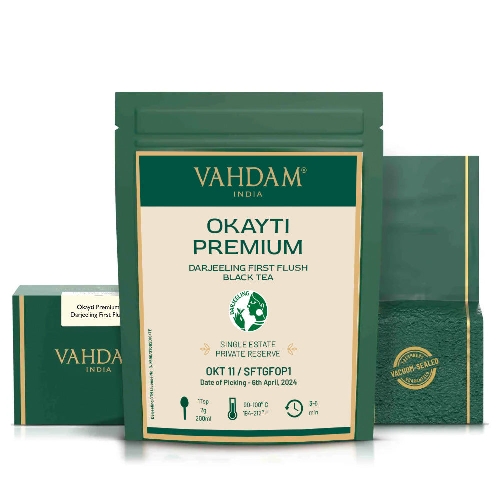 2025 Okayti Premium Darjeeling First Flush Black Tea OKT 07