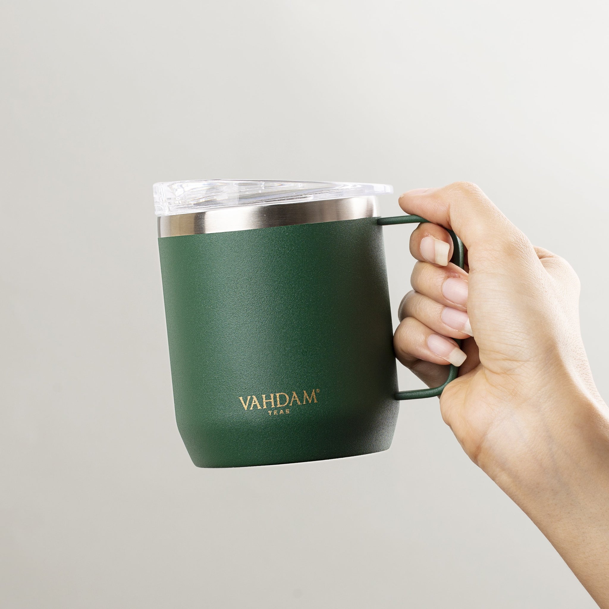 Drift Mug Insulated (Green) - VAHDAM® USA