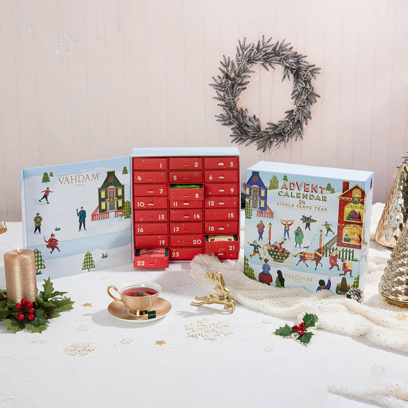 Advent Calendar Gift Set, 24 Variants | 120 Tea Bags