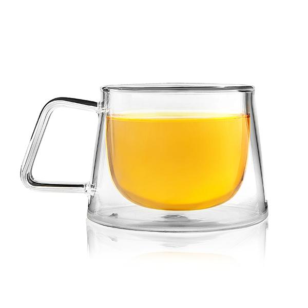 Shimmer - Borosilicate Glass Double Walled Teacups (Pack of 2)