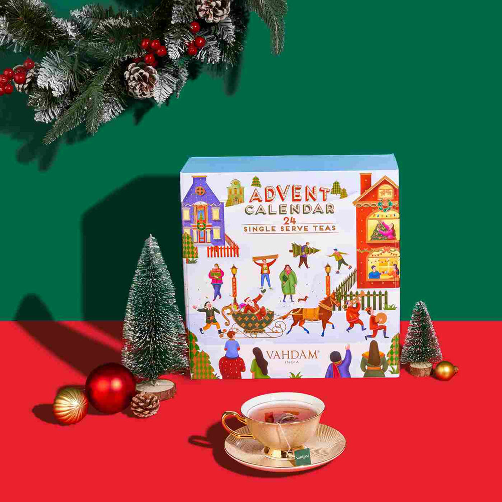 Advent Calendar Gift Set, 24 Variants | 120 Tea Bags
